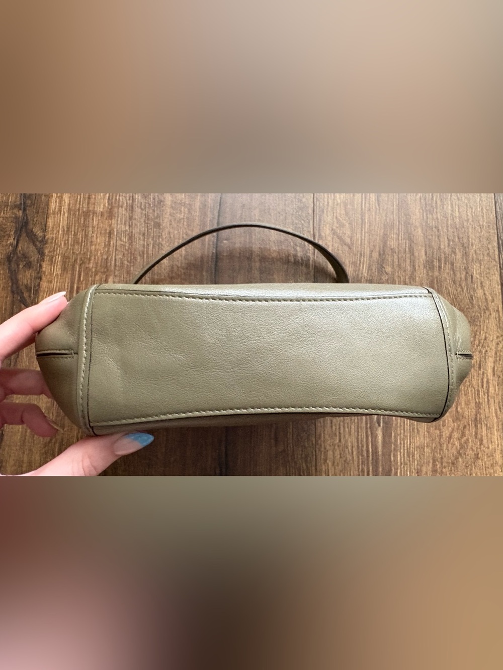 Coach Madison Top Handle, Olive - Picture 3 of 10